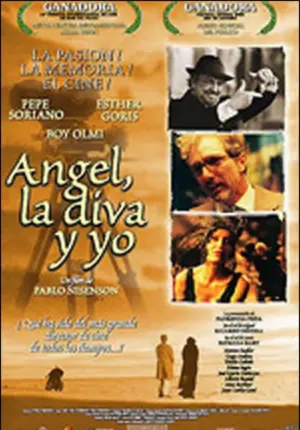 carátula de cine de Ángel, la diva y yo
