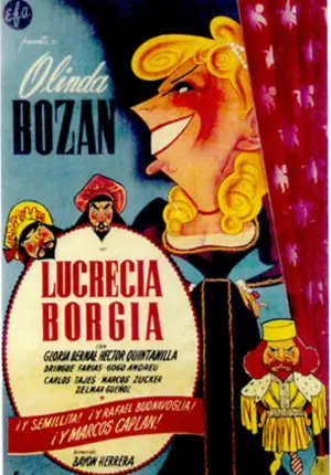carátula de cine de Lucrecia Borgia